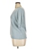 Ella Moss Chevron-herringbone Blue Pullover Sweater Size XL - photo 5