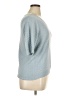 Ella Moss Chevron-herringbone Blue Pullover Sweater Size XL - photo 4