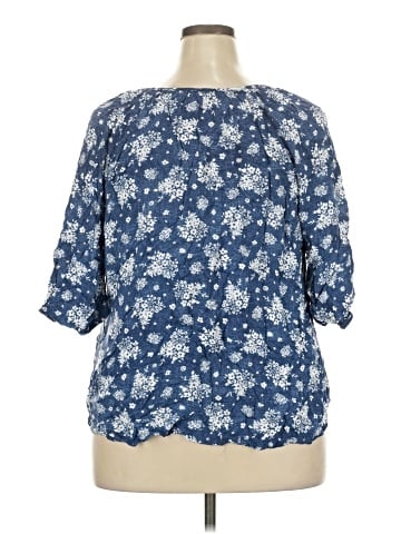 Fred David 3/4 Sleeve Blouse (view 2)
