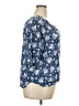 Fred David 100% Rayon Blue 3/4 Sleeve Blouse Size 2X - photo 4