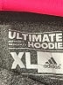 Adidas 100% Polyester Gray Pullover Hoodie Size XL - photo 7