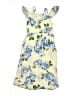 Justice Floral Yellow Ivory Dress Size 12 - photo 2