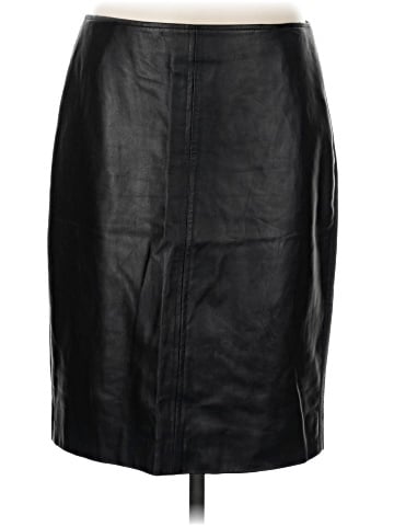 Donna Degnan Leather Skirt (view 1)