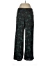 Gap 100% Polyester Print Teal Casual Pants Size L - photo 1
