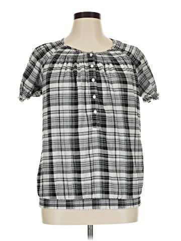 Faded Glory Short Sleeve Blouse (view 1)
