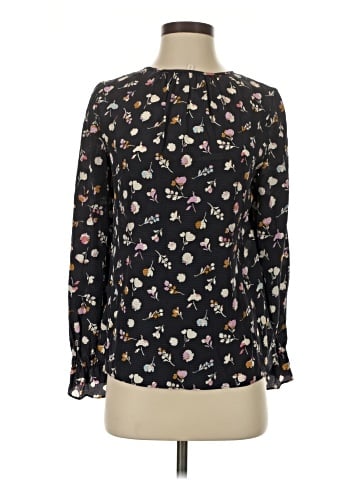 Rebecca Taylor Long Sleeve Silk Top (view 1)