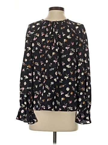 Rebecca Taylor Long Sleeve Silk Top (view 2)