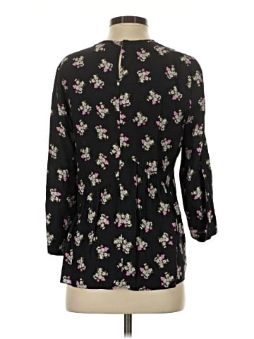 Rebecca Taylor 3/4 Sleeve Silk Top (view 2)