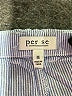 Per Se Stripes Blue Shorts Size M - photo 3