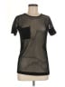 Say What? 100% Polyester Black Short Sleeve Top Size M - photo 1