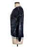 Blanc Noir 100% Cotton Metallic Blue Pullover Sweater Size M - photo 5
