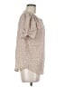 Eliane Rose 100% Polyester Tan Short Sleeve Blouse Size M - photo 4