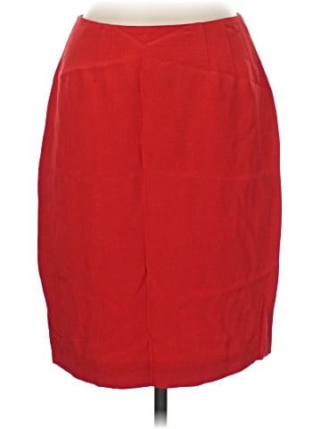 Linda Allard Ellen Tracy Silk Skirt (view 1)