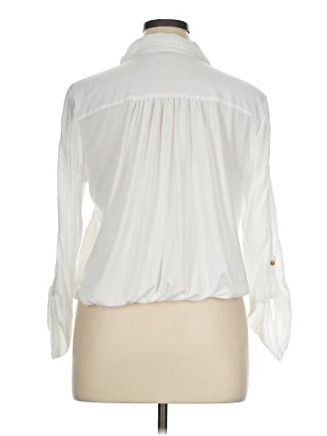 Notations Long Sleeve Button-Down Shirt (view 2)