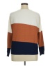 Evolution by Cyrus Color Block Tan Pullover Sweater Size XL - photo 2