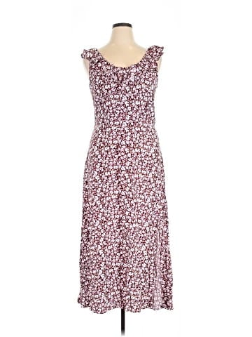 Madewell Ruffled Scoopneck Maxi Dress in Floral (view 1)