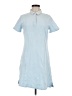 Lands' End Solid Blue Casual Dress Size M - photo 1