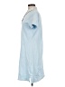 Lands' End Solid Blue Casual Dress Size M - photo 5