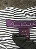 Gloria Vanderbilt Stripes Gray Long Sleeve Button-Down Shirt Size XXL - photo 7