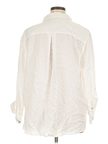 CALVIN KLEIN JEANS Long Sleeve Button-Down Shirt (view 2)