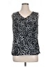 Dana Buchman 100% Polyester Silver Sleeveless Blouse Size XL - photo 1