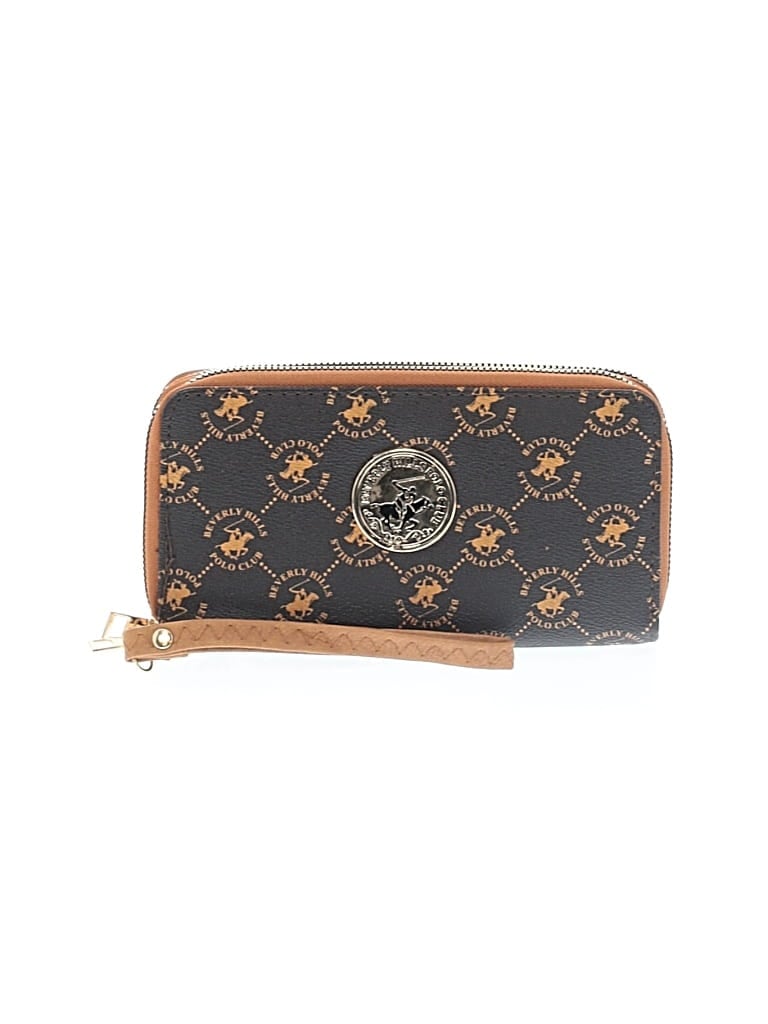 Pre-owned Beverly Hills Polo Club Wristlet In Brown
