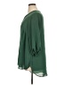 Rose + Olive 100% Polyester Green 3/4 Sleeve Blouse Size 1X - photo 5