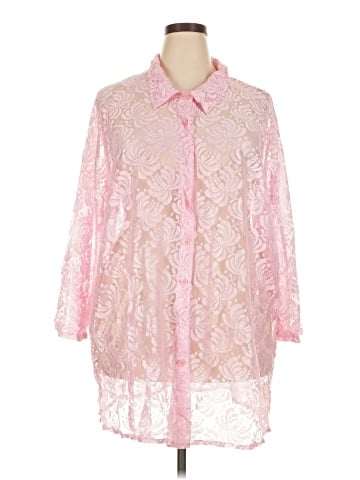 Roaman's 3/4 Sleeve Blouse (view 1)