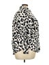 Foxcroft Animal Print Ivory White Long Sleeve Blouse Size 18w - photo 4