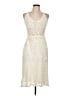 Assorted Brands Ivory Cocktail Dress Size L - photo 1