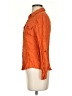 Mine 100% Rayon Orange Long Sleeve Blouse Size S - photo 5