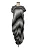 Universal Standard Stripes Black Casual Dress Size 16 (S) - photo 1