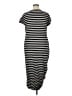 Universal Standard Stripes Black Casual Dress Size 16 (S) - photo 2