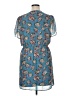 DR2 100% Polyester Paisley Blue Casual Dress Size XL - photo 2