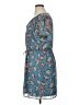 DR2 100% Polyester Paisley Blue Casual Dress Size XL - photo 5