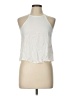 Lush 100% Viscose White Sleeveless Blouse Size L - photo 1