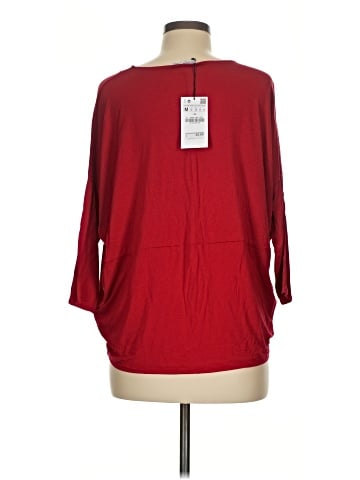 Zara W&B Collection 3/4 Sleeve Top (view 2)