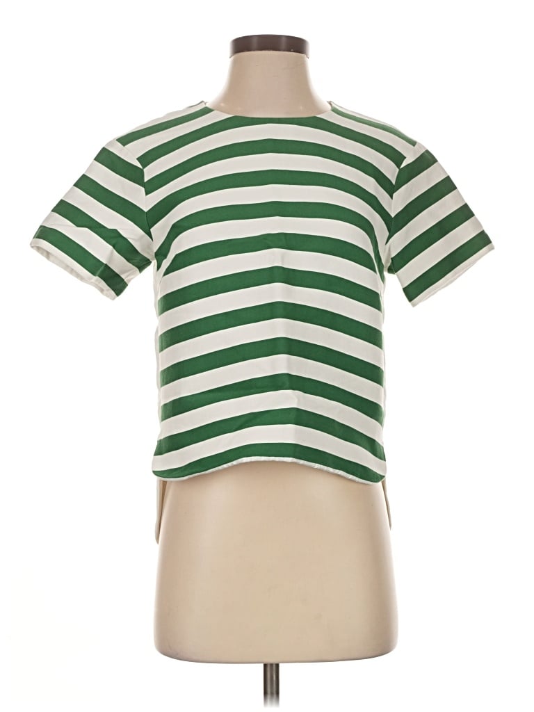 Pre-owned Kate Spade New York Short Sleeve T-shirt In Green