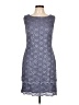 Connected Apparel Gray Cocktail Dress Size 10 (petite) - photo 1