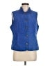 Christopher & Banks 100% Polyester Blue Vest Size M - photo 1