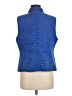 Christopher & Banks 100% Polyester Blue Vest Size M - photo 2