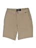 Hurley Solid Tan Khaki Shorts Size 7 - 8 - photo 1