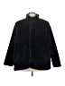 Lands' End 100% Polyester Solid Black Faux Fur Jacket Size 3X (estimated) - photo 1