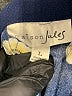 Maison Jules 100% Polyester Yellow Short Sleeve Blouse Size L - photo 7
