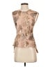 BCBGMAXAZRIA Tan Sleeveless Blouse Size XS - photo 1