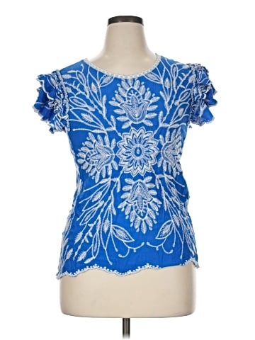 Solitaire Short Sleeve Blouse (view 1)