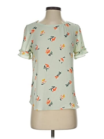 Ann Taylor Factory Short Sleeve T-Shirt (view 1)