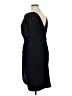 Xscape Solid Black Cocktail Dress Size 16 - photo 5