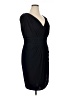 Xscape Solid Black Cocktail Dress Size 16 - photo 4