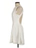 Shein Solid Ivory Cocktail Dress Size 8 - photo 5